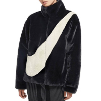 NIKE/耐克外套运动休闲仿皮毛保暖女装夹克CU6559-010 Z