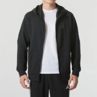 adidas/阿迪达斯秋季男子运动训练休闲透气连帽夹克外套IY1131 C