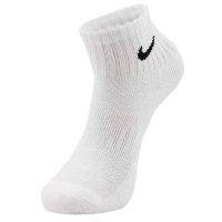 NIKE耐克袜子运动休闲舒适透气中性短袜三双装SX6844-100-010 Z