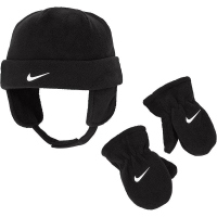 NIKE耐克男女童摇粒绒保暖帽手套HA5751-010 Z