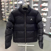 NIKE耐克棉服JORDAN运动休闲保暖立领男装外套FB7332-010 D