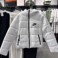 NIKE耐克连帽棉服运动休闲保暖女装外套DJ6996-100 D