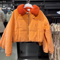 NIKE耐克棉服运动休闲保暖翻领女装外套DQ6931-871 D