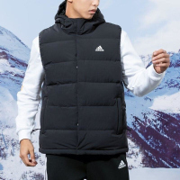 adidas/阿迪达斯连帽羽绒背心运动休闲舒适保暖男装马甲HG6277 C