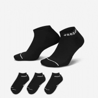 NIKE耐克袜子JORDAN运动休闲舒适透气男女短袜三双装DX9656-010 C