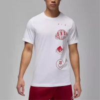 NIKE耐克短袖T恤运动休闲运针织圆领男装FN6028-100 D