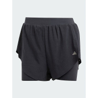 阿迪达斯女裤 新款训练裤透气凉爽干爽二合一健身短裤 IM8178 D