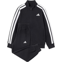 阿迪达斯三叶草男 女童装 秋季新款休闲舒适运动套装 KC8475 D