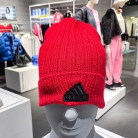 ADIDAS阿迪达斯帽子运动休闲舒适保暖男女针织帽JF6582 D