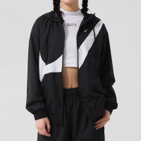 NIKE耐克连帽外套运动休闲舒适梭织女装夹克HM8972-010 C