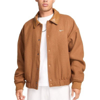 NIKE耐克棉服SOLO WOOL VARSITYJKT保暖翻领男装外套FZ1168-281 Z