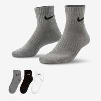 NIKE耐克袜子运动休闲舒适男女短袜三双装SX7677-964 C
