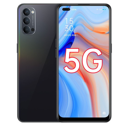 [ 二手95新]OPPO Reno4 5G手机 8+128G 梦镜黑 全网通 安卓 手机[全原靓机]