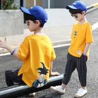 童装男童套装夏装2019新款儿童短袖运动夏季洋帅气韩版潮男孩衣服