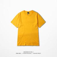 大红色T恤宽松嘻哈街舞短袖hiphop街头舞蹈衫男女半袖