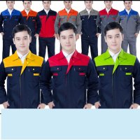 夏季工作服短袖套装男劳保服工装制服汽修工作服工厂服工程服