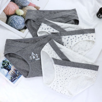 孕妇棉产后月子低腰怀孕期透气2-6个月产妇底裤大码几何元素其它尺码内裤