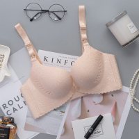 哺乳文胸喂奶无钢圈聚拢防下垂孕妇内衣胸罩怀孕期浦乳文胸薄模杯