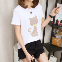 菌曼莎多款可选 短袖T恤女2019新款上衣宽松韩版春夏女士学生印花女装