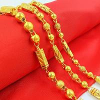 仿黄金项链男士霸气饰品男女仿真沙金项链NYSM3601送女朋友七夕情人节礼物_9