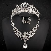 新娘饰品珍珠三件套欧美项链结婚皇冠头饰新娘TY8487送女朋友七夕情人节礼物