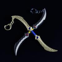 荣耀武器周边荆轲玩具礼品钥匙扣合金兵器挂饰未开封YWJY6515送女朋友七夕情人节礼物