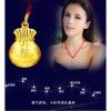 饰品福袋坠镀金中国福袋项饰项链PTJWX2554送女朋友七夕情人节礼物