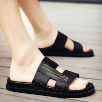 尘贺 男士拖鞋2021秋季新款凉拖鞋男潮流韩版室外穿个性一字拖沙滩鞋男