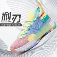 尘贺 低帮篮球鞋男鞋青少年学生减震防滑耐磨水泥地战靴透气小码运动鞋