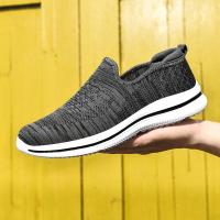 尘贺 春季鞋子男士一脚蹬休闲运动鞋轻便大码男鞋潮流百搭懒人鞋男布鞋