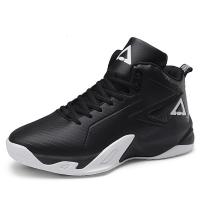 尘贺 男鞋特大码48加肥宽47春季高帮胖脚篮球潮鞋45运动鞋男跑步鞋46