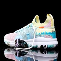 尘贺 春季篮球鞋男女运动鞋透气减震防滑训练鞋青少年学生战靴潮休闲鞋