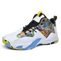 尘贺 男鞋夏季新款高帮厚底球鞋男生科比篮球运动鞋男