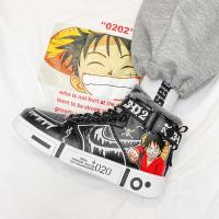 尘贺 海贼王棉鞋动漫高帮鞋板鞋童鞋小学生鞋运动厚底潮鞋