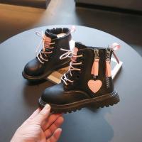 尘贺 新款高帮马丁棉靴可爱女生战靴时尚百搭休闲防水鞋保暖鞋