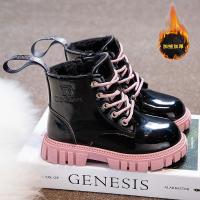 尘贺 新款高帮马丁棉靴可爱女生战靴时尚百搭休闲防水鞋保暖鞋