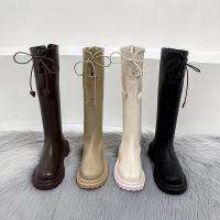 尘贺 英伦风马丁靴女秋冬季2022新款靴子厚底长靴