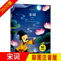 【正版包邮】宋词 小学语文新课标书目读 故事彩图注音 6-7-8-9-10岁 一二三年级课外书