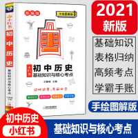 2021新版小红书手绘图解版初中历史基础知识与核心考点统编版初中历史知识点提要整理大全中考适用瓜二传媒初中历史辅导书资料
