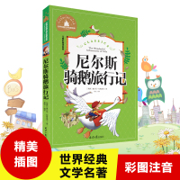 世界经典文学名著宝库 尼尔斯骑鹅旅行记 彩图注音版 儿童读物7-10岁一二三年级6-7-8-10-12岁课外书籍名著儿童