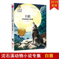 中国儿童文学大赏 白狼 美绘典藏版 沈石溪动物小说专集 小学生2345二三四五年级推荐课外阅读书籍动物小说故事书彩图
