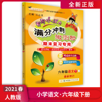 [正版2021春] 黄冈小状元满分冲刺微测验 小学语文六年级下册RJ人教版 6年级下册试卷期末复习专用模拟测试单元测