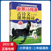 [正版2022版]新黑马阅读古诗文课外阅读 小学二年级 2年级阅读专项训练练习题语言积累思维拓展提升天天练辅导有声阅