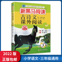 [正版2022版]新黑马阅读古诗文课外阅读 小学三年级 3年级阅读专项训练练习题语言积累思维拓展提升天天练辅导有声阅