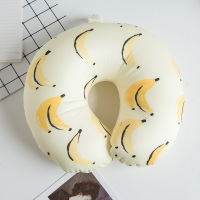  创意时尚泡泡粒水果U型枕学生办公族午睡头枕户外旅游睡眠U型一个