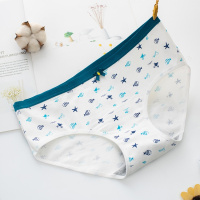 吾之语少女印花内裤 组合装5条棉质女士内裤 厂家批内裤