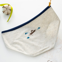 吾之语梦莉洁少女印花纯棉三角裤 低腰星球系列卡通组合装内裤女