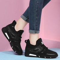 金丝兔运动鞋女秋冬季新款韩版百搭学生透气小白鞋休闲厚底跑步板鞋