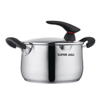 苏泊尔(SUPOR) 汤锅ST24JA1 巧立304不锈钢带盖复底深汤锅 闷锅电磁炉燃气煮锅