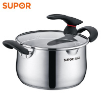 苏泊尔汤奶锅ST22JA1巧立不锈钢汤锅奶锅 燃气电磁灶通用锅具22CM